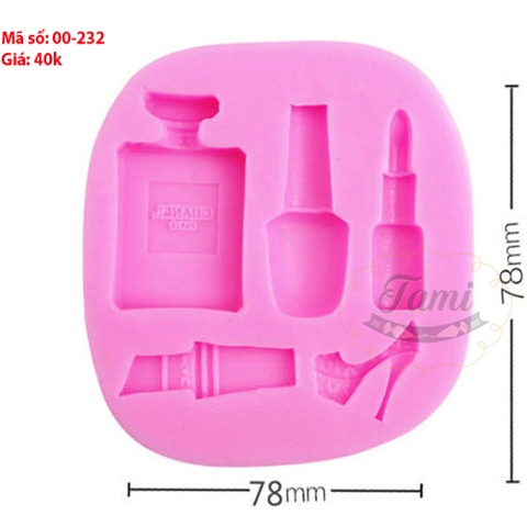 Khuôn Silicon Rau Câu Hoa Nổi - Khuôn Mỹ Phẫm