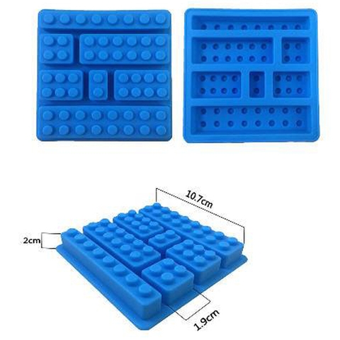 Khuôn Silicon Rau Câu Hoa Nổi - Khuôn Lego