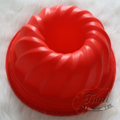 Khuôn Silicon Rau Câu Hoa Nổi - Khuôn Đỏ