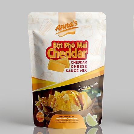 Bột phô mai Cheddar cam (500gram)