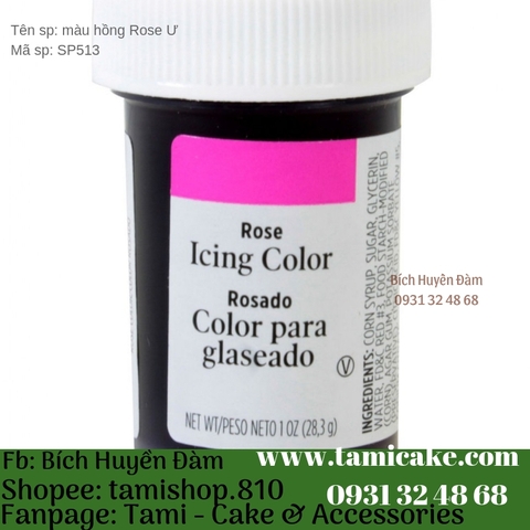 Màu Hồng  (Rose) Wilton 28,3gr