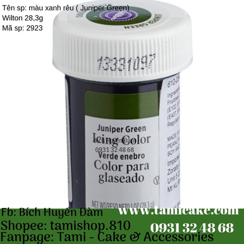 Màu Xanh Rêu (Juniper Green) Wilton 28,3g