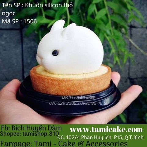 Khuôn silicon thỏ ngọc 1506