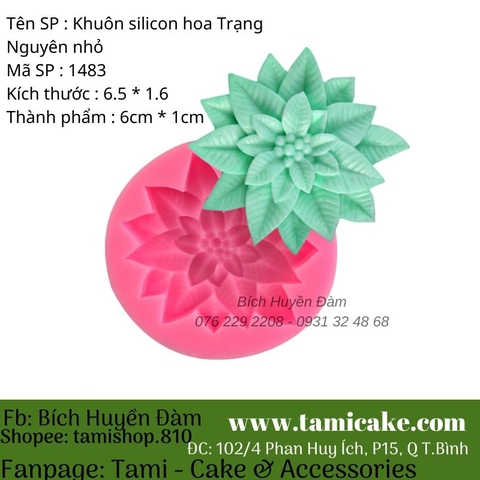 Khuôn silicon Hoa Trạng nguyên 1483