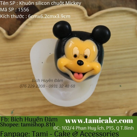 Khuôn silicon chuột Mickey 1556