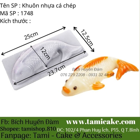 Khuôn nhựa cá chép lớn 1748