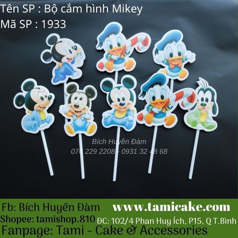 Bộ que cắm hình Mickey