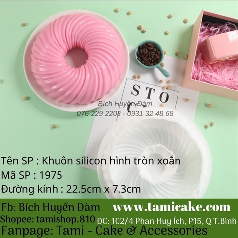 Khuôn silicon hình tròn xoắn 1975