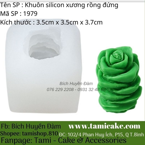 Khuôn silicon xương rồng 1979