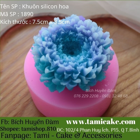 Khuôn silicon hoa cúc 1890