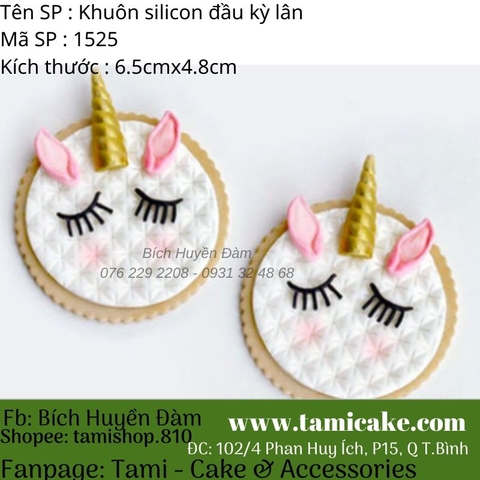 Khuôn silicon đầu kỳ lân 1525