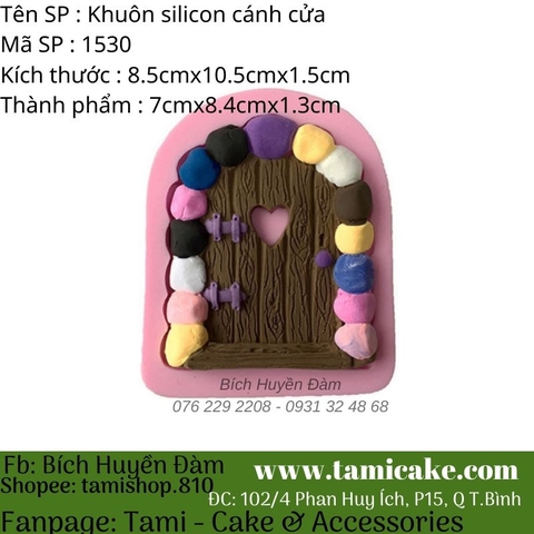 Khuôn silicon cánh cửa 1530