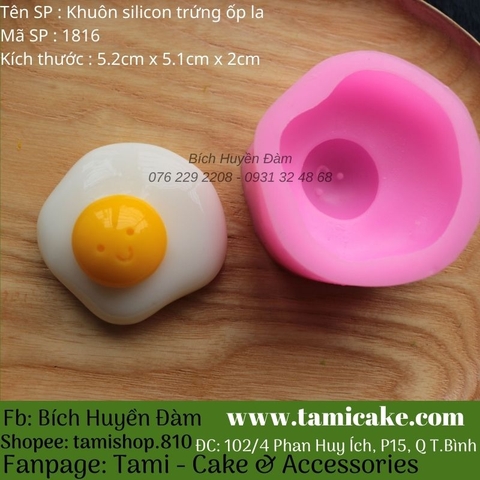 Khuôn silicon Trứng ốp la 1816