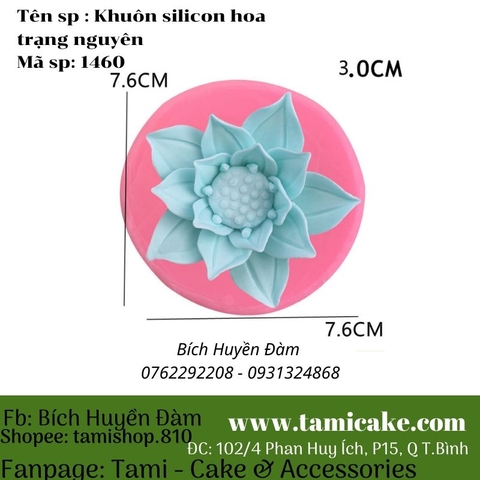 Khuôn silicon Hoa trạng nguyên 1460