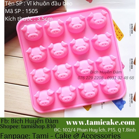 Vĩ silicon đầu heo 1505