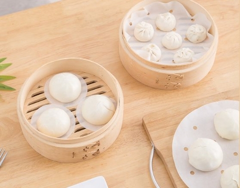 Set 100 tờ giấy lót hấp, nướng bánh cao cấp (size 14cm)