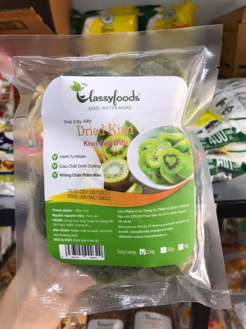 Kiwi sấy dẻo Classyfoods (250gram)