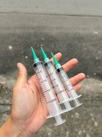 Ống Kim tiêm bơm tạo hình cho rau câu vẽ, rau câu hoa nổi, thạch rau câu 3D, pha màu rau câu