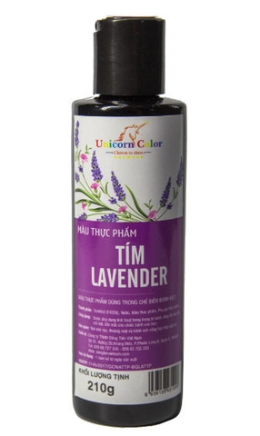 Màu thực phẩm siro Unicorn- TÍM LAVENDER