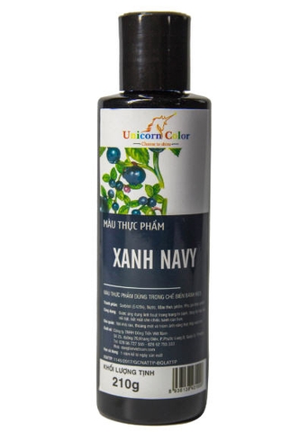 Màu thực phẩm siro Unicorn- XANH NAVY