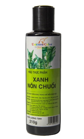 Màu thực phẩm siro Unicorn- XANH NÕN CHUỐI