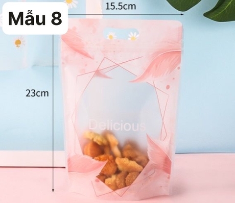 Set túi Zip hoạt hình dễ thương đựng kẹo, bánh, đồ ăn vặt (Set 10 túi đến 50 túi)