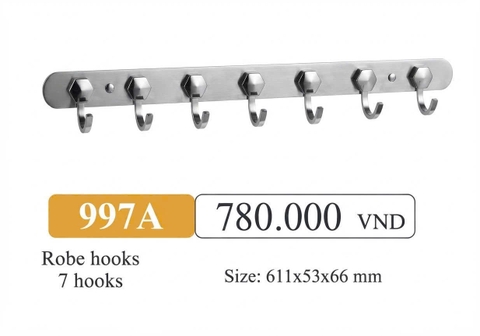 Móc áo 7 móc Geler 997A