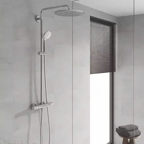 Bộ sen cây tắm đứng nhiệt độ GROHE Euphoria System 310 | 26075001