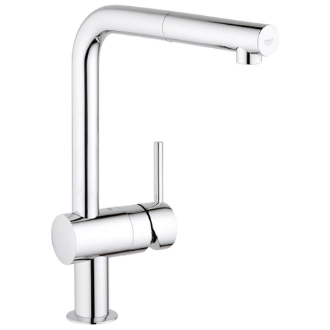 Vòi rửa bát nóng lạnh rút dây 2 chế độ nước Grohe | 3028110U (Vòi Đức nhập khẩu từ thị trường nội địa Nhật Bản)