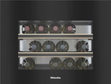 Tủ rượu vang Miele | KWT 7112 IG kính đen bóng Obsidian