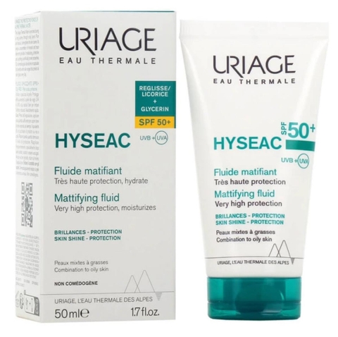 Kem chống nắng cho da nhờn mụn Uriage Hyséac Fluide SPF 50+ 50ml