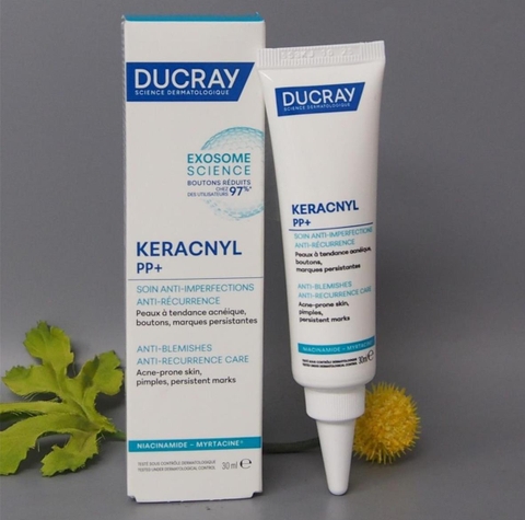 Kem giảm mụn viêm, ngăn ngừa thâm  Ducray Keracnyl PP Anti-Blemish Soothing Cream 30ml