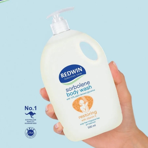 Sữa tắm dưỡng ẩm Redwin Sorbolene Body Wash With Vitamin E 500ml