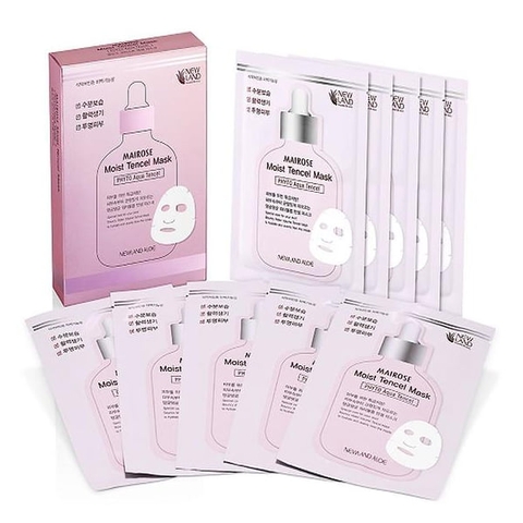 Mặt nạ dưỡng ẩm làm săn chắc da Moist Tencel Mask NewLand Hộp 10 miếng