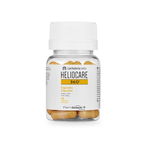 Viên uống chống nắng toàn diện, ngăn ánh sáng xanh Heliocare 360 Oral 30 viên