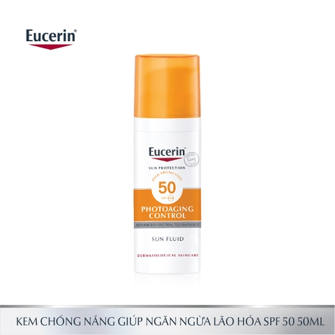 Kem chống nắng kết hợp ngăn ngừa lão hóa da Eucerin Sun Fluid Photoaging Control SPF50 50ml 87934