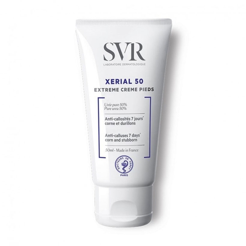 Kem dưỡng da làm giảm vết chai ở bàn chân, bàn tay và khuỷu tay SVR XÉRIAL 50 Extreme Crème Pieds 50ml