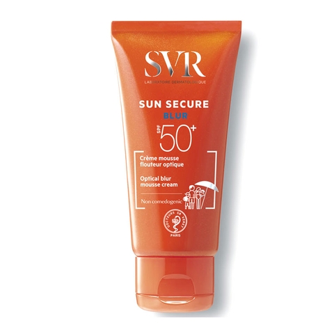 Chống nắng dạng kem mịn, che khuyết điểm - SUN SECURE Blur SPF50 50ml - SVR