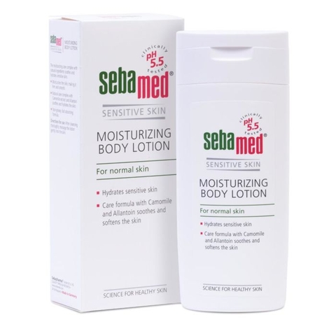 Sữa dưỡng thể cấp ẩm toàn thân cho da nhạy cảm Sebamed pH 5.5 Moisturizing Body Lotion 200ml