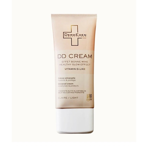 Chống nắng có màu ngăn lão hoá DermEden DD Cream Light SPF50 50ml