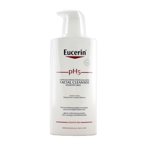 Sửa rửa mặt Eucerin pH5 Facial Cleanser cho da nhạy cảm 400ml