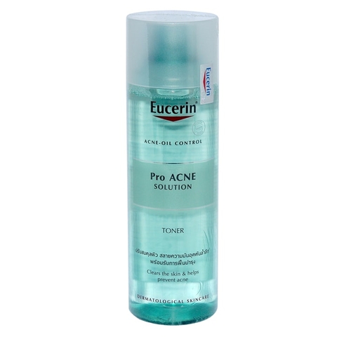Nước hoa hồng cho da dầu mụn Eucerin Acne Oil Control Pro Acne Solution Toner 200ml
