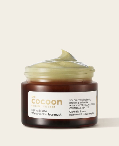 Mặt nạ bí đao Cocoon Winter Melon Face Mask giảm dầu, mụn 30ml