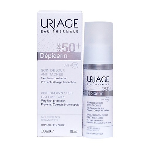 Kem chống nắng trắng da, ngăn ngừa nám Depiderm SPF50 Soin De Jour Anti-Taches Uriage 30ml