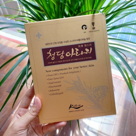 Mặt nạ vàng dưỡng căng mịn, trắng da và ngăn lão hoá Philos Hydro Gold Mask