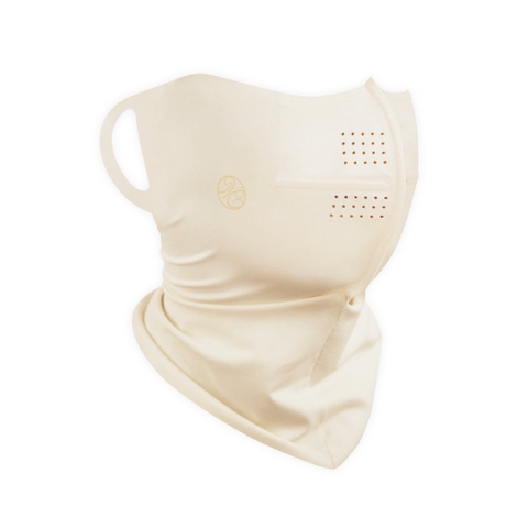 Modelo UV Protection Mask - Mặt nạ chống nắng cao cấp chuyên dụng cho Golf và thể thao ngoài trời - Size S, Ivory (trắng ngà)
