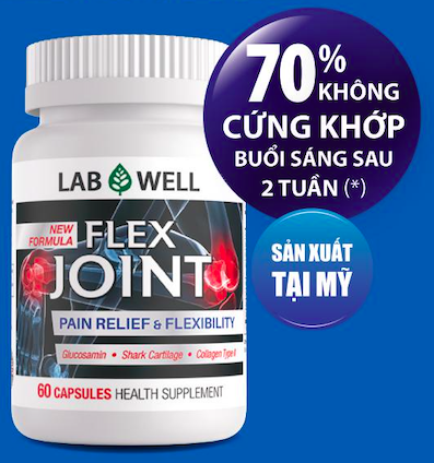 Viên uống giảm đau và điều trị bệnh khớp Lab Well Flex Joint 60 viên