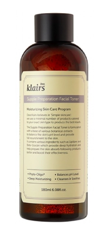 Nước Hoa Hồng Klairs Supple Preparation Facial Toner 180ml