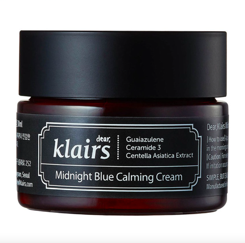 Kem dưỡng ẩm và phục hồi da ban đêm Klairs Midnight Blue Calming Cream