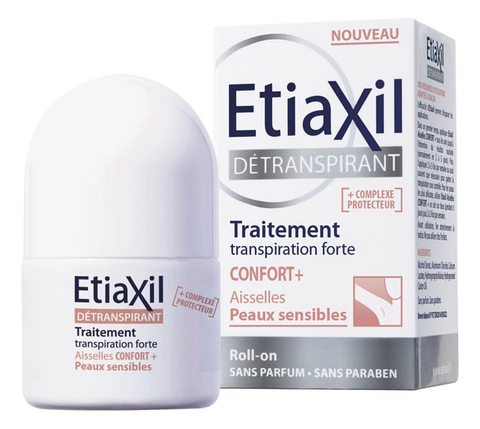 Lăn khử mùi cho da rất nhạy cảm EtiaXil Nhãn Nâu Detranspirant Traitement Roll-On 15ml